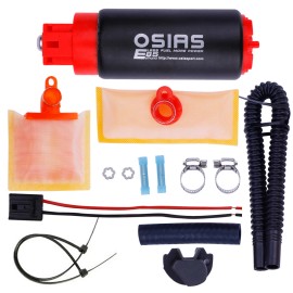 OSIAS GENUINE OSIAS 340LPH Intank EFI Fuel Pump w/ Strainer & Install Kit 50-1000