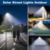 Sinpbw Solar Street Light 9000W Outdoor Light Wide Angle Motion
