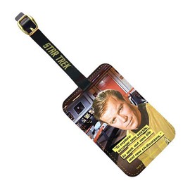 The Coop Star Trek Captain Kirk Graphic Luggage Tag