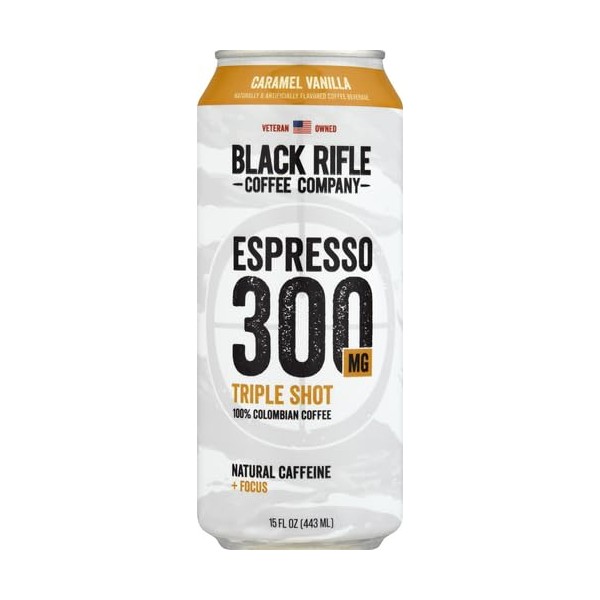 Black Rifle Espresso Caramel Vanilla 15oz Can (Pack of 12)