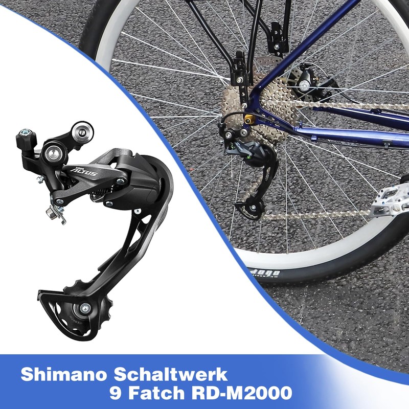 ZUKKA Shimano Rear Derailleur 9-Speed Direct Mount RD-M2000 for Mountain