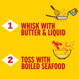 Louisiana Fish Fry Cajun Drip Twisted Citrus Butter Seasoning Mix - Seasoned Butter Sauce for Seafood - 2 oz. Bag (Pack of 1) - Just Add Butter and Toss with Seafood - Add a Burst of Flavor to Your Boiled Seafood with Cajun Drip