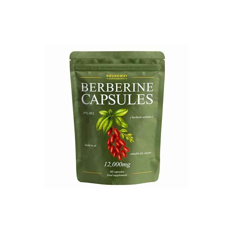 Berberine 12000mg High Strength | 97% HCL Berberine Supplement |