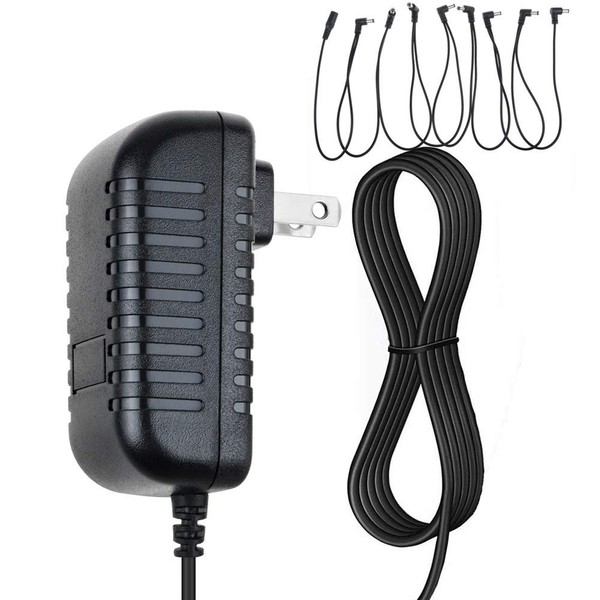 SupplySource 9V AC Adapter Charger for Zoom Guitar Pedals 509