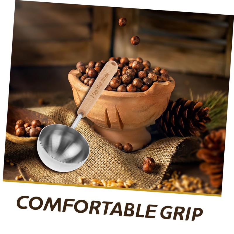 STOBAZA Coffee Measuring Spoon with Handle Accurate Scoop for Coffee