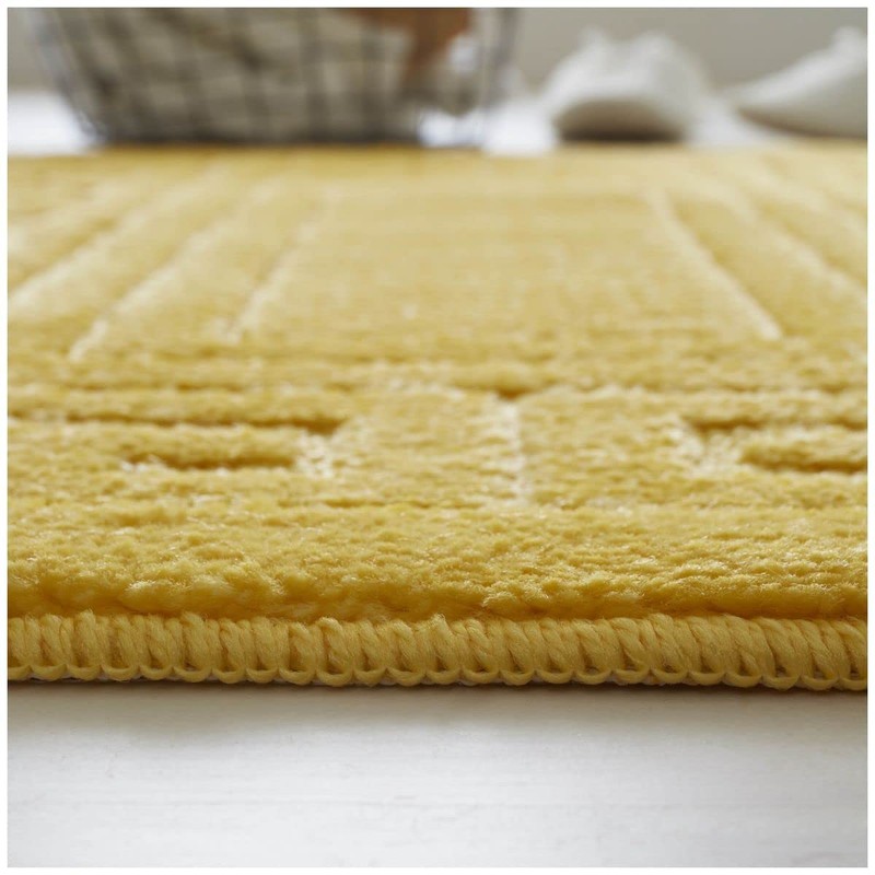 Lions Bath Mat Sets 2 Piece - Jacquard Greek Key