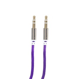 3.5mm Stereo Audio Cable Male to Male Tangle-Free Nylon Aux Cable for Headphones, Phones, Tablets, Home Car Stereos etc