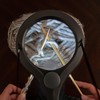 Carson® LumiCraft LED Lighted Hands-Free 2x Magnifier with 4x Spot