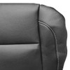 Mievlyo Driver or Passenger Side Bottom Replacement Non-Perforated Leather Seat