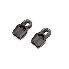 Bicycle Mudguard Attachment Clip Holder V Struts Black Pack of 2
