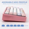XVX Fox Party Pink Cute MOG Dye-Sub PBT Keycaps (138