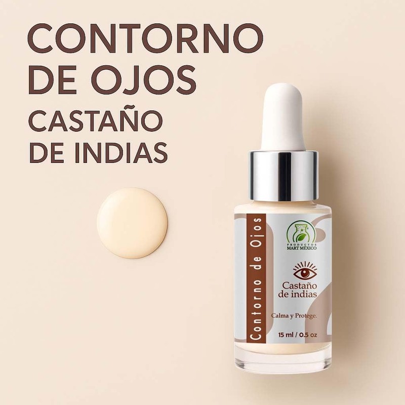 Contorno De Ojos Castaño De Indias Antiinflamatorio 15ml Productos Mart