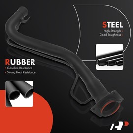 A-Premium Fuel Tank Filler Neck Pipe Hose Compatible with Suzuki Aerio 2002-2003 L4 2.0L, Aerio 2004-2007 L4 2.3L, Petrol, Replace# 8920154G20