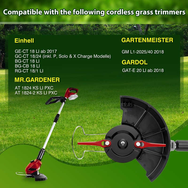 FourShow 【Upgrade】 Double Blade Holder Cutting Disc for Einhell Cordless