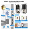 Veise Fingerprint Smart Lock for Front Door, 7-in-1 Keyless Entry