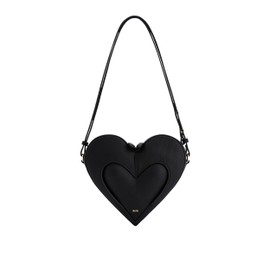 JW PEI Women's Francisca Heart Shaped Crossbody Bag - Black