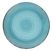 Royal Norfolk Turquoise Swirl Dinner Plates Stoneware 10.5 in Set