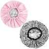 2 Pcs Double Layer Deep Conditioning Cap, Large Heat Cap