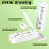 Pill Cutter - 1/2,1/3 &1/4 Pill Splitter with Storage Bag