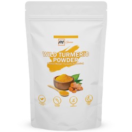 mGanna 100% Natural Pure Wild Turmeric/Curcuma Aromatica Powder for Smooth Glowing Skin 227 GMS / 0.5 LBS