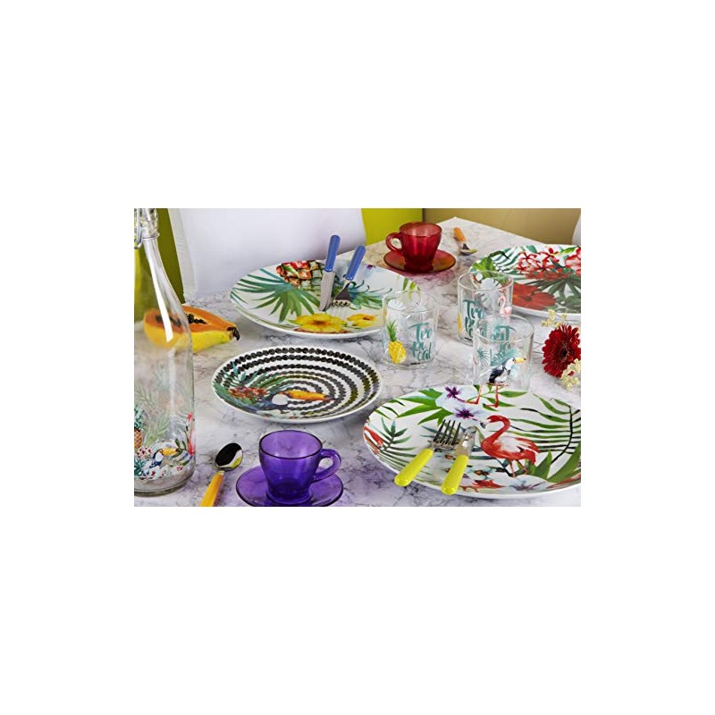 Color Life Cutlery 24 Pieces Fashion Green