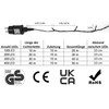 Gresonic Gresonic 100/200/300/400er Led Lichterkette Strombetrieben mit Stecker Au?en und