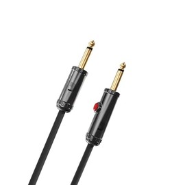 D'Addario Cable de guitarra – Cable de guitarra – Cable de disyuntor – Interruptor de corte con pestillo para silenciar al cambiar el instrumento – 15