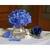 DuHouse Artificial Hydrangea Silk Flower Heads with Stem Fake Royal
