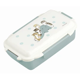 Toa Metal Mofusand 53-3031 Lunch Box, 16.9 fl oz (500 ml), Cat Traffic Jam, Light Blue