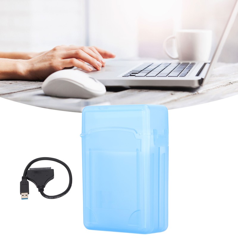SATA to USB 3.0 Adapter with 2.5in Protective Box Blue