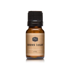 P&J Trading Fragrance Oil for Diffusers for Home - Brown Sugar 10ml Fragrance Scents for Candle Making - Soap Making Supplies & Car Diffuser Scents