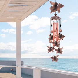Flying Pigs Wind Chimes, Gifts for Mom, Home, Garden, Balconies, Rooms, Patio, Indoor, Outdoor Fly Pig Decoration, Pigs Fly Chimes, With 6 Bells 7 Pigs, Pigs Flying Wind Catcher, Pigs Wind Bells Decor