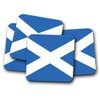 4 Set - Scottish Flag Coaster - Scotland Saltire St