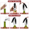 Electric Wine Aerator Pourer - Portable Electric Wine Decanter Set,