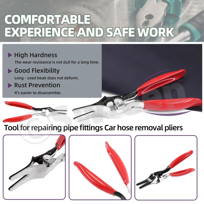 Swpeet 1Pcs Automobile Hose Remover Pliers, Auto Fuel and Vacuum