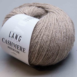 Lang Yarns - Cashmere Premium - Colour 0022 Beige Mélange - 100% Cashmere Wool (25 g - 1 Ball)