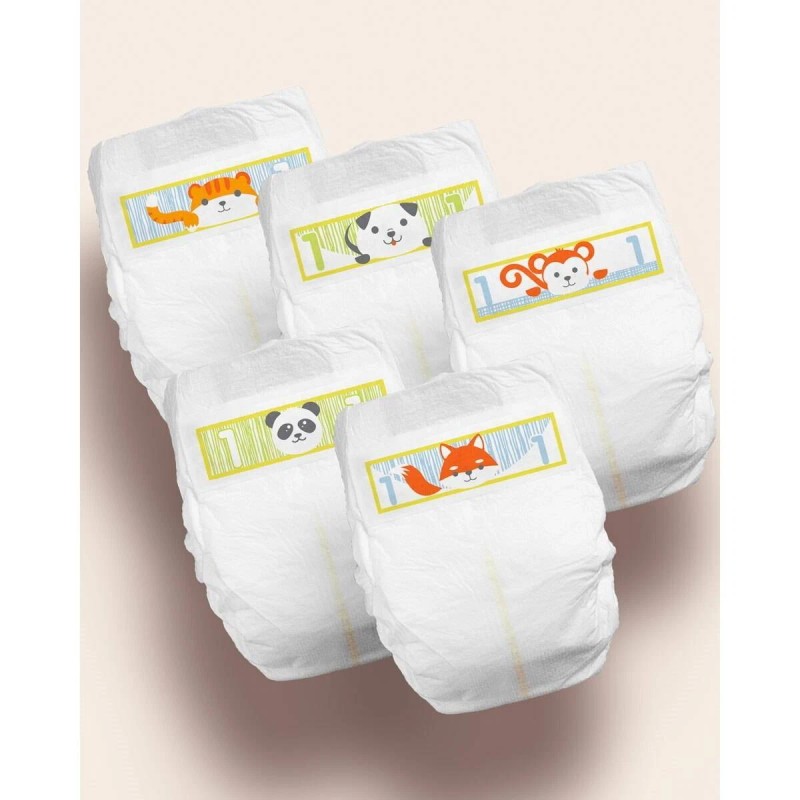 First Quality Cuties Complete Care Baby Diapers, Size 1 -