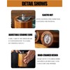 Acacia Wood Salt and Pepper Grinder Mills Sets,Wooden Shakers with