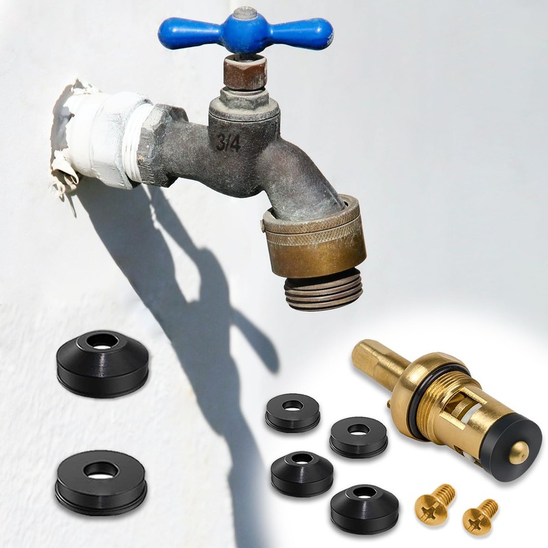 XBVV 106 PCS Faucet Washer Assortment Kit with Assorted Flat