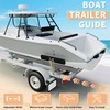 ECOTRIC Boat Trailer Guide 2 Foot Bunk Board Guide-On Rails
