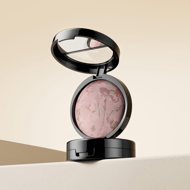 YOUNG VISION Pressed Powder Foundation Makeup, Baked Color & Color
