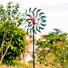 Stargarden Metal Wind Spinner,Two-Way Wind Sculptures,360 Degrees Kinetic Wind Spinners