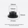 4-Pack Rubber Sink Overflow Hole Cover,Kitchen Bathroom Sink Hole Overflow