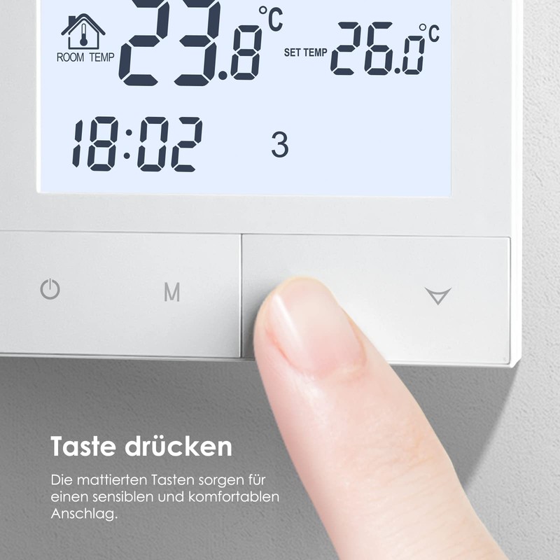 Beok Thermostat Underfloor Heating Water Thermostats Heating Digital Room Thermostat