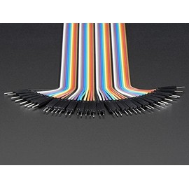 Adafruit Premium Male/Male Jumper Wires - 40 x 3" (75mm) [ADA759]