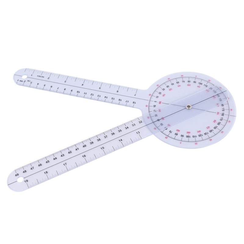 3Pcs/Set Spinals Goniometer Protractors Userful Multi-Ruler Goniometer Spinal Ruler 180