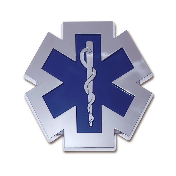 EMS Chrome Auto Emblem