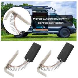 Create idea 2 Pair of Replacement Motor Home Carbon Brushes Compatible with Powrtouch Compatible with Truma Compatible with Reich MoveControl with Spring Carbon Brushes 24x10x6mm
