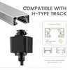 Emliviar H-Type Track Pendant Lighting in Brushed Nickel Finish, 3