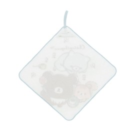 Marushin 6425001600 Loop Towel, Set of 3, Rilakkuma Friends Character, Kindergarten, School Entrance Goods, Kindergarten, Elementary School, Girls